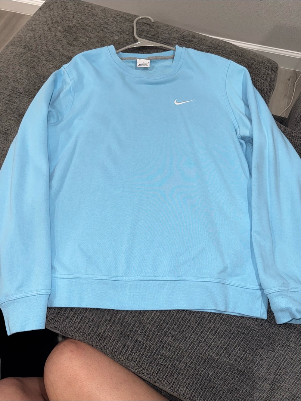 Nike Men’s Sky Blue Crewneck Sweatshirt